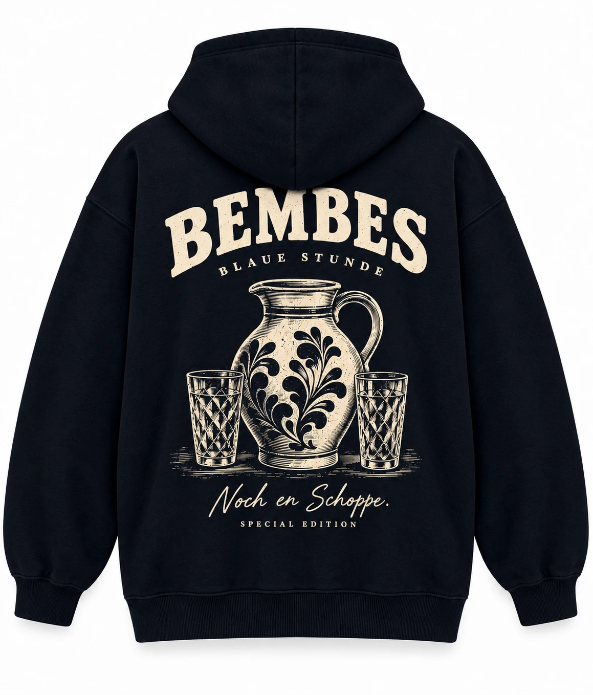 Blaue Stunde Hoodie – Designvorschau