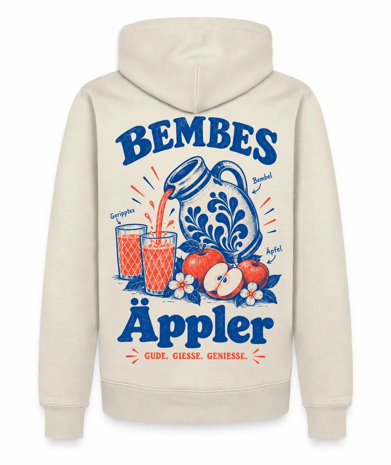 Äppler · Hoodie – Unisex Hoodie, Rückseite